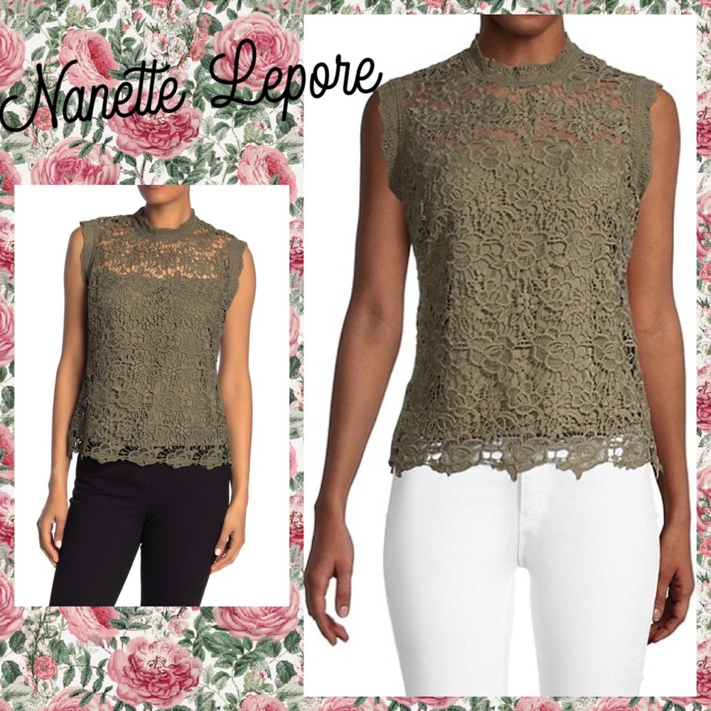 Nanette Lepore Mock Neck top